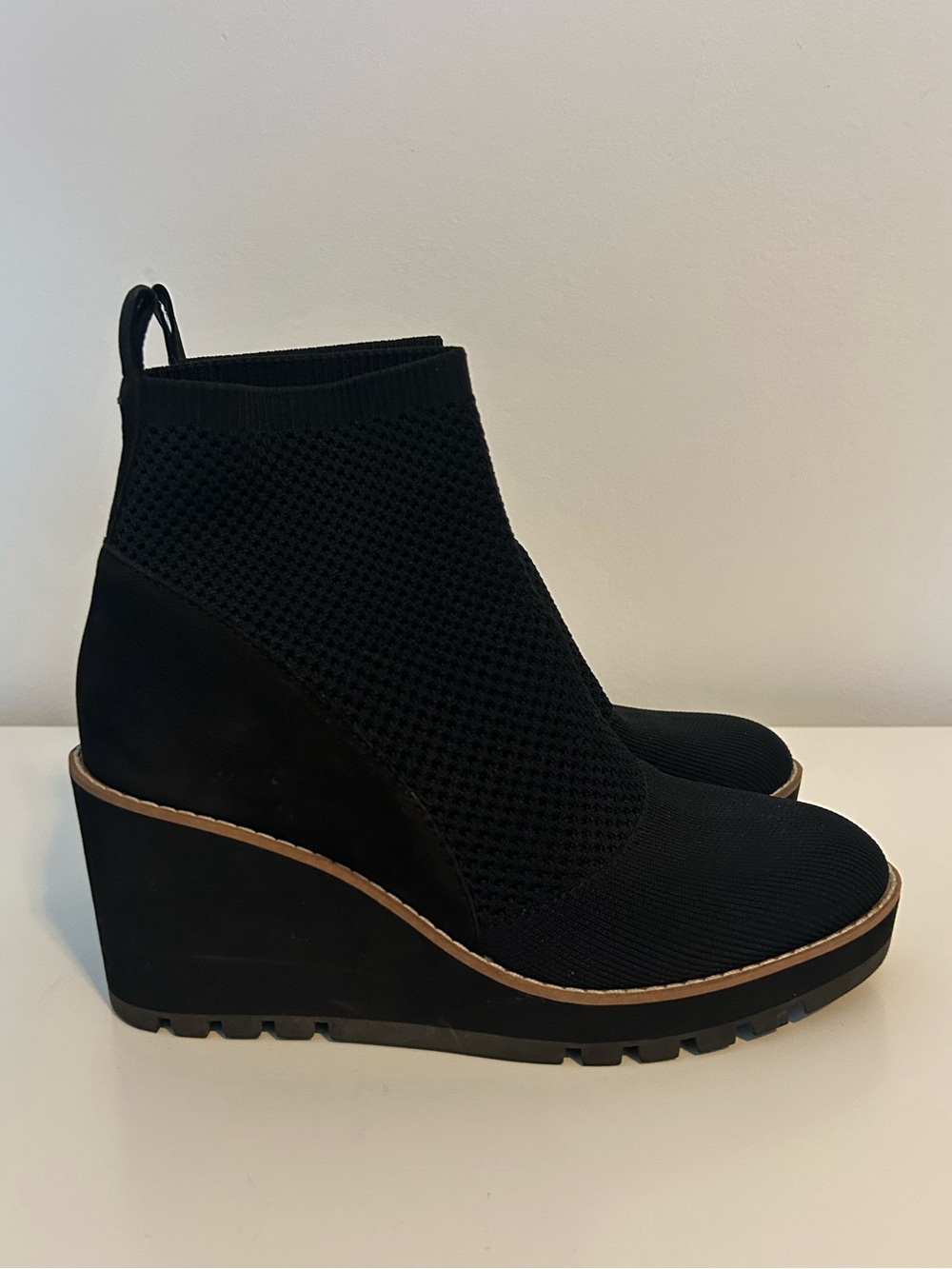 Eileen Fisher Quill Platform Wedge Bootie